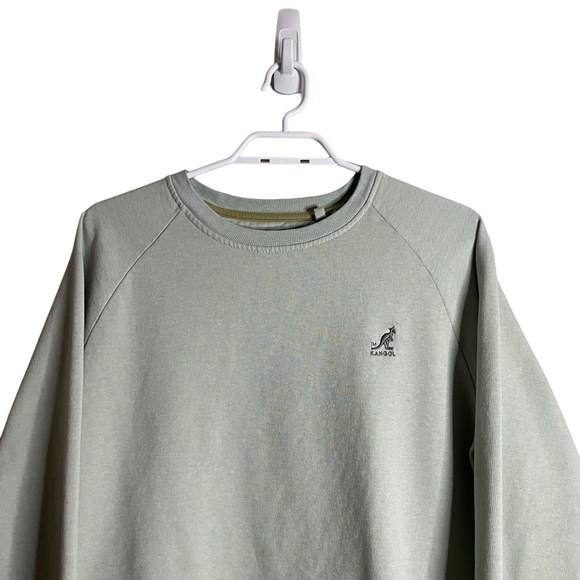 Kangol Women's Pale Green Crewneck Sweatshirt - Picture 2 of 12